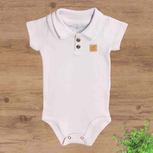 Body Polo Curto Suedini Liso - Imagem 2
