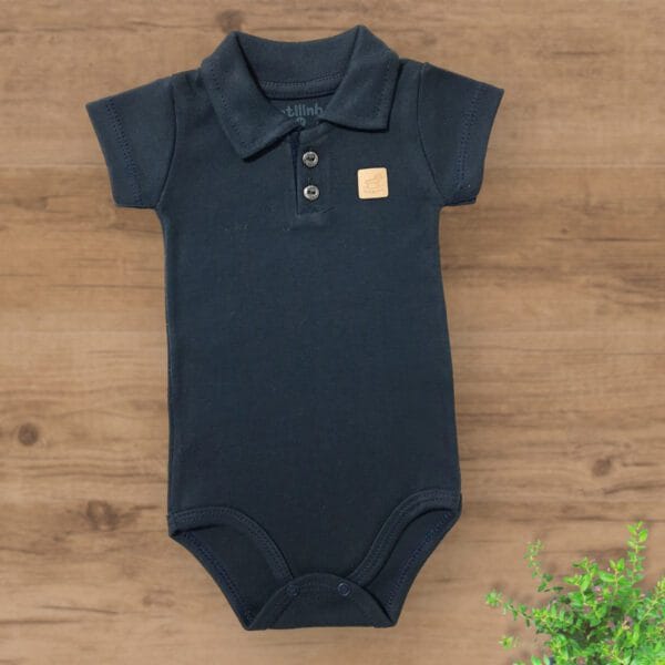 Body Polo Curto Suedini Liso - Imagem 3