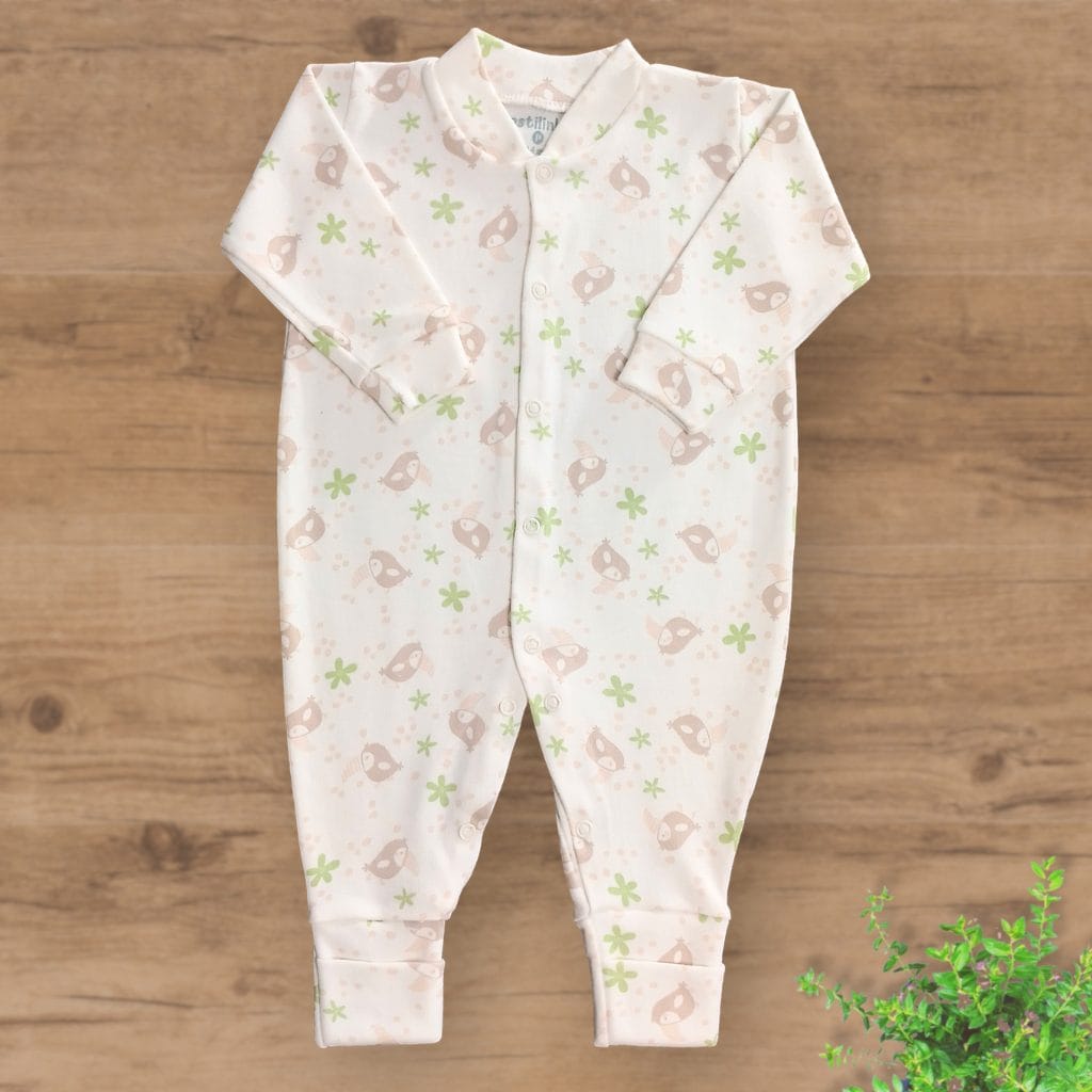 Macacão Suedini com Zíper e Pezinho Reversível Estampado - Imagem 3